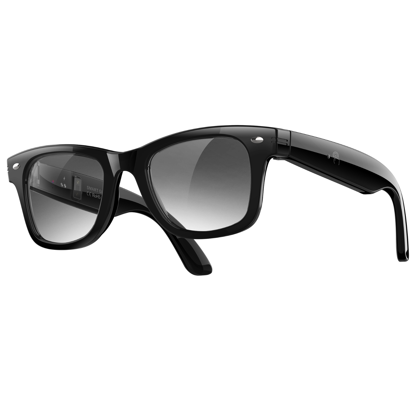 W300-UV Industry-First UV-Detection Heart Rate & Blood-Oxygen AI Smart Glasses_35 g Ultra-Light Outdoor Health Manager