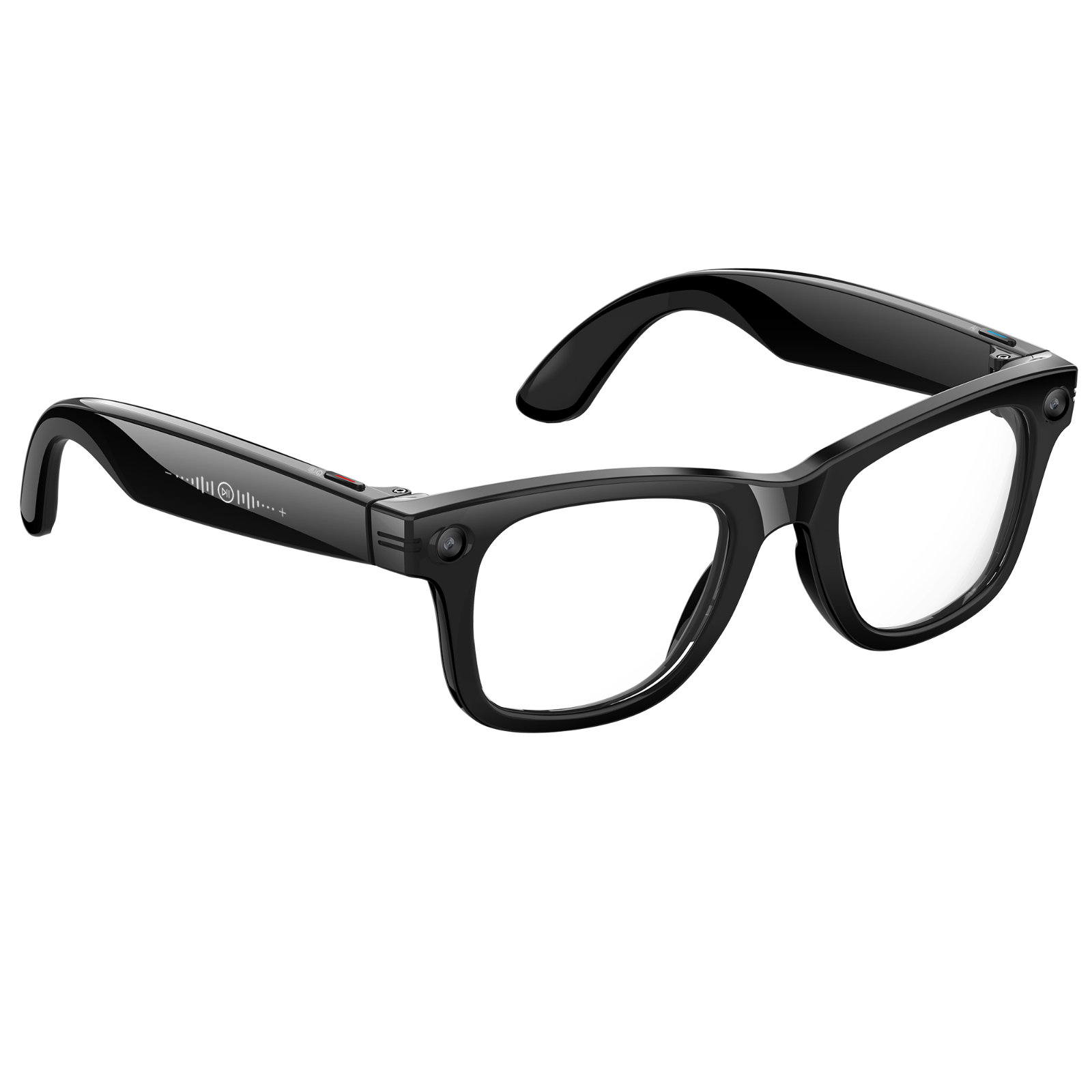 W620 All-in-One Replaceable Lens AI Camera Glasses, Slide-Touch, IP65 Waterproof, for Education/Adventure Shooting