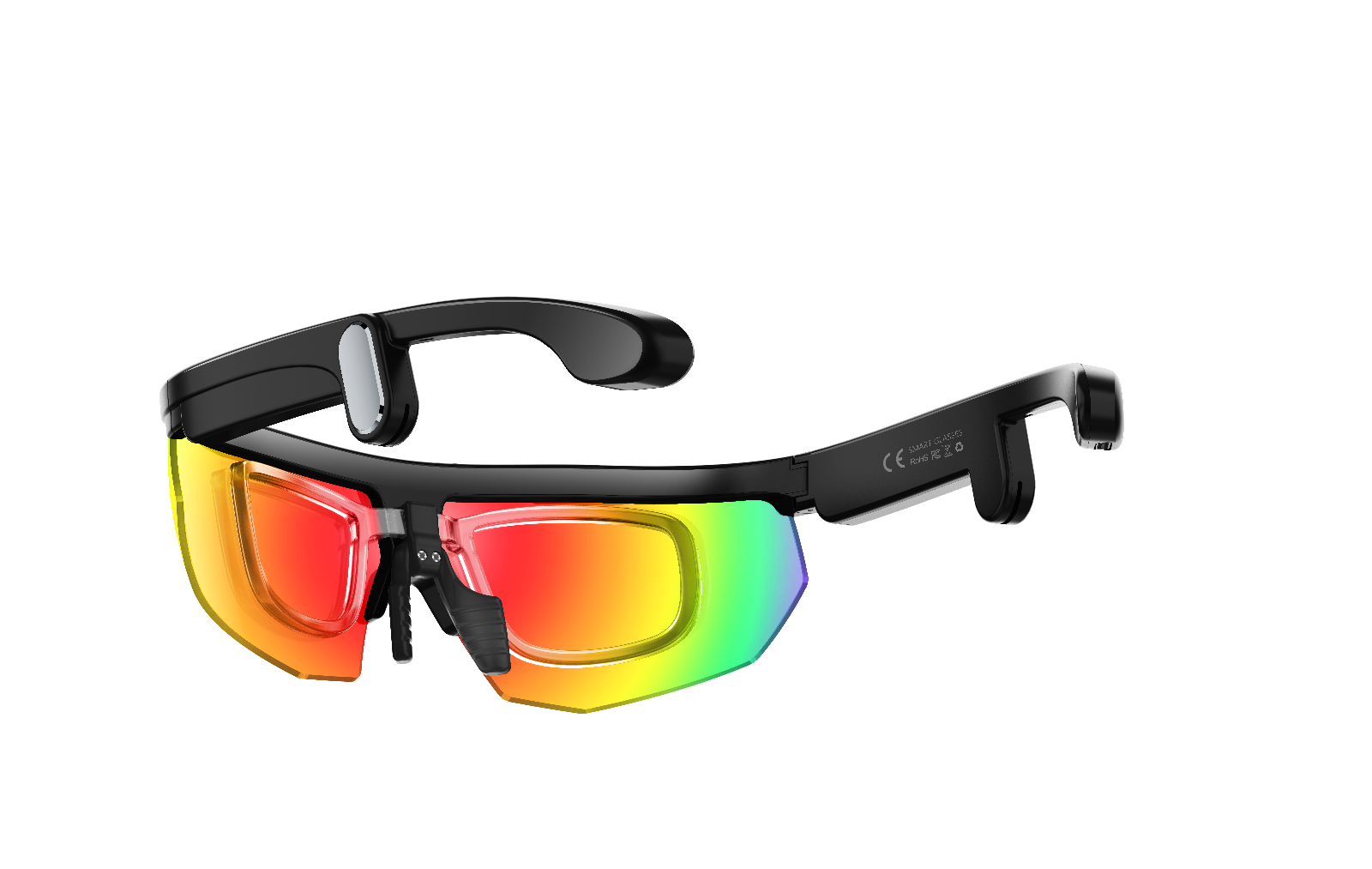 W640 32MP AI Camera Glasses, 6-Axis Gimbal+EIS, AI Translation, Wi-Fi Transfer, 35g, IP66, Bluetooth, 290mAh