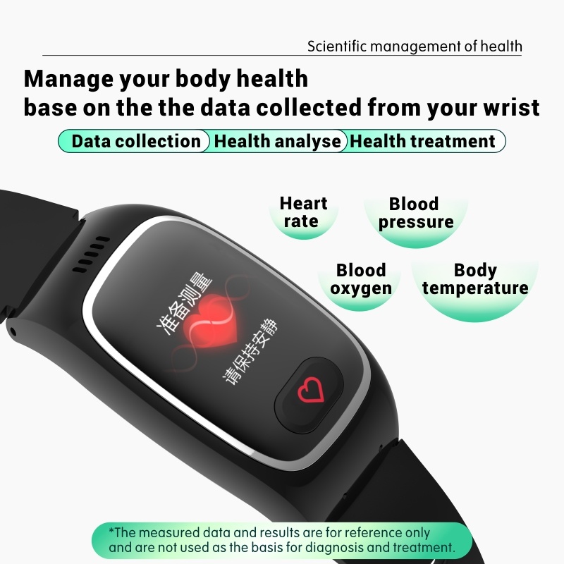4G LTE Elderly Health Smart Watch Continuous HR Blood Oxygen Monitor GPS Location Auto Fall Alert SOS Button IP67 Waterproof