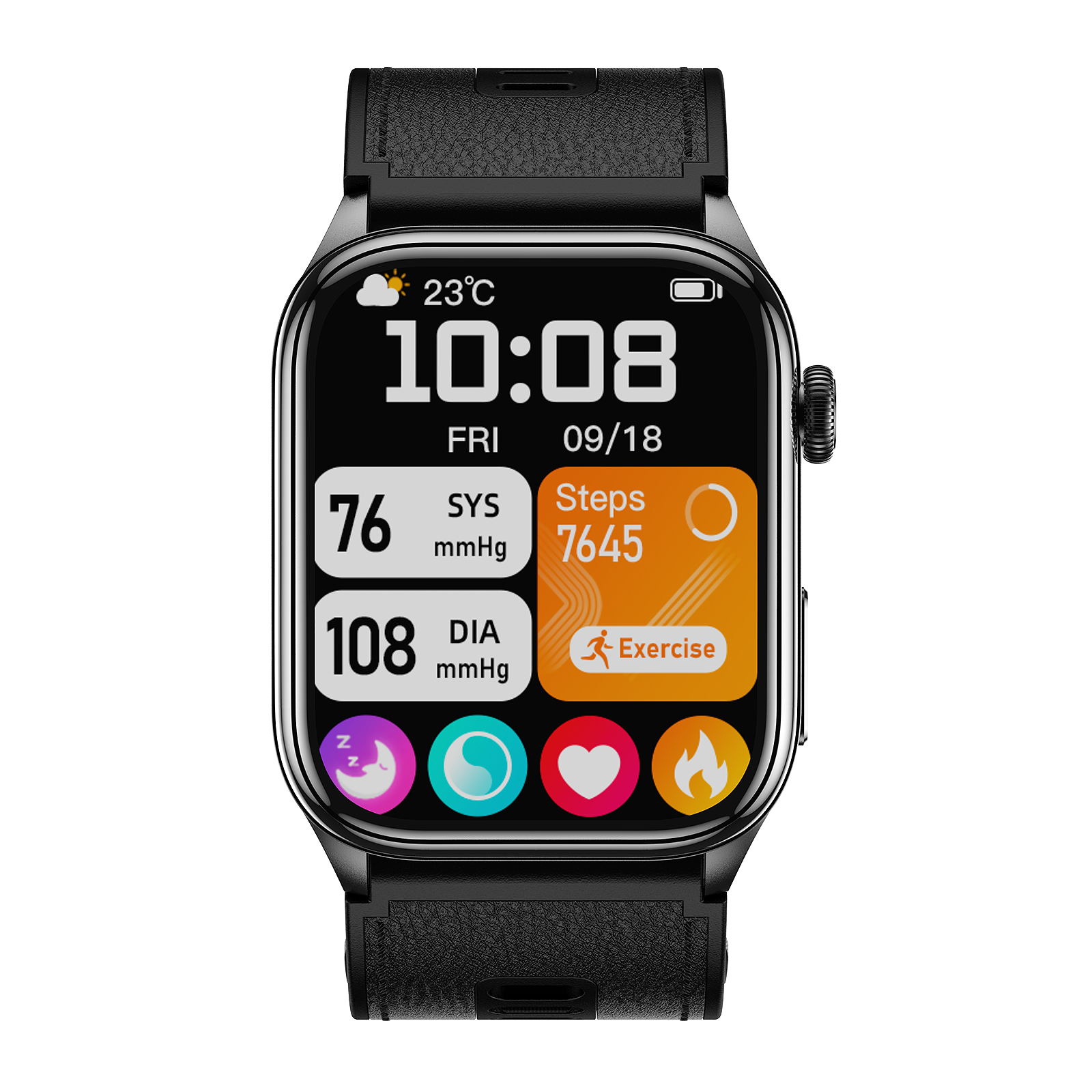S101 Smart Health Watch: Advanced AI ECG Analysis, Medical-Grade Sensors, Proactive Health Butler