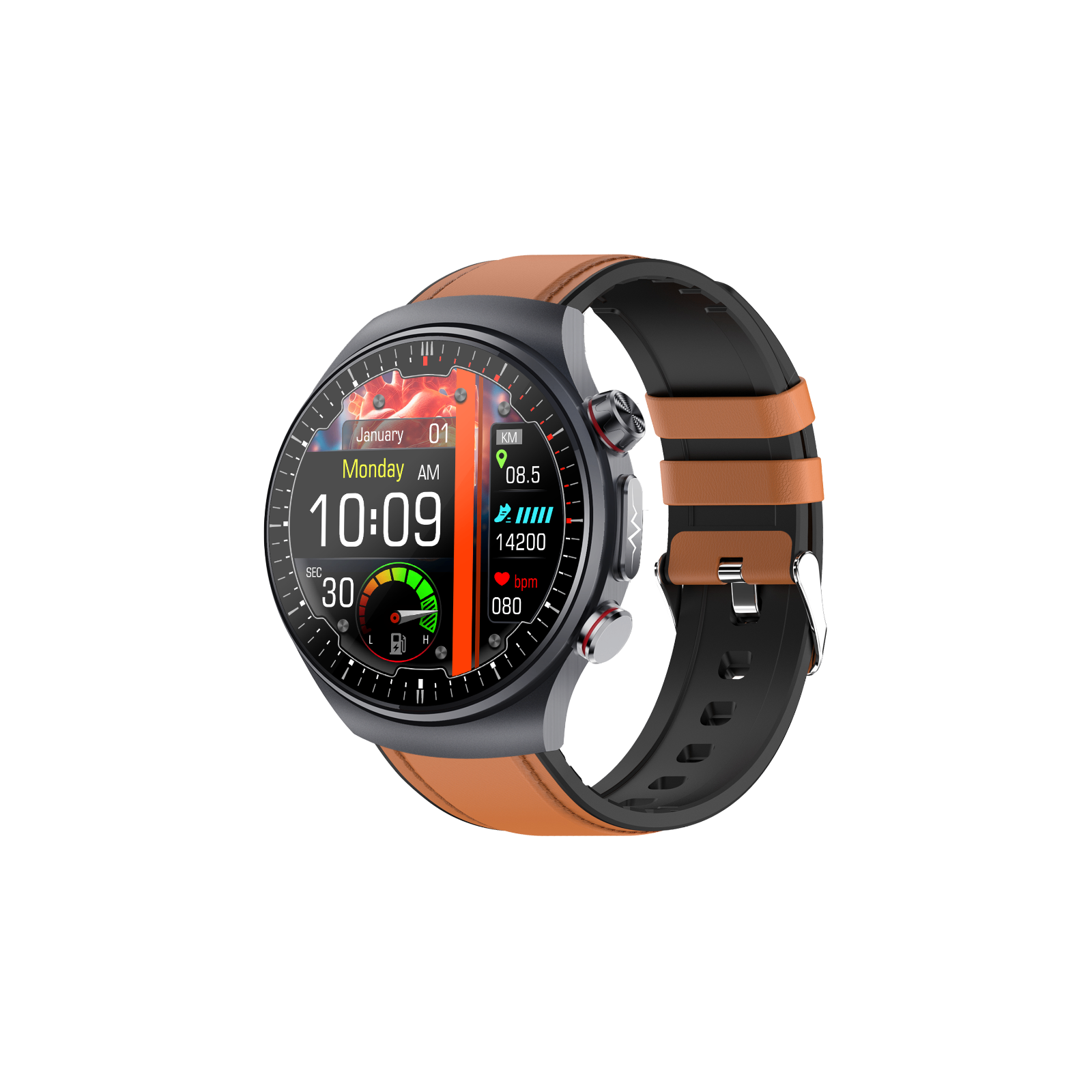 ECG Smart Watch | Heart Rate & Health Tracker | Blood Pressure, SpO2, Sleep Monitor