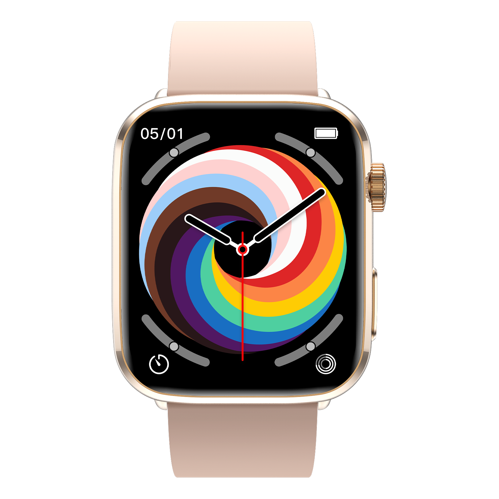 1.81" Super-Retina 240*284 Smartwatch w/ Rotary Crown, Non-Invasive Glucose, HRV, Body-Temp, SOS Call, NFC Access, 30-Day Battery