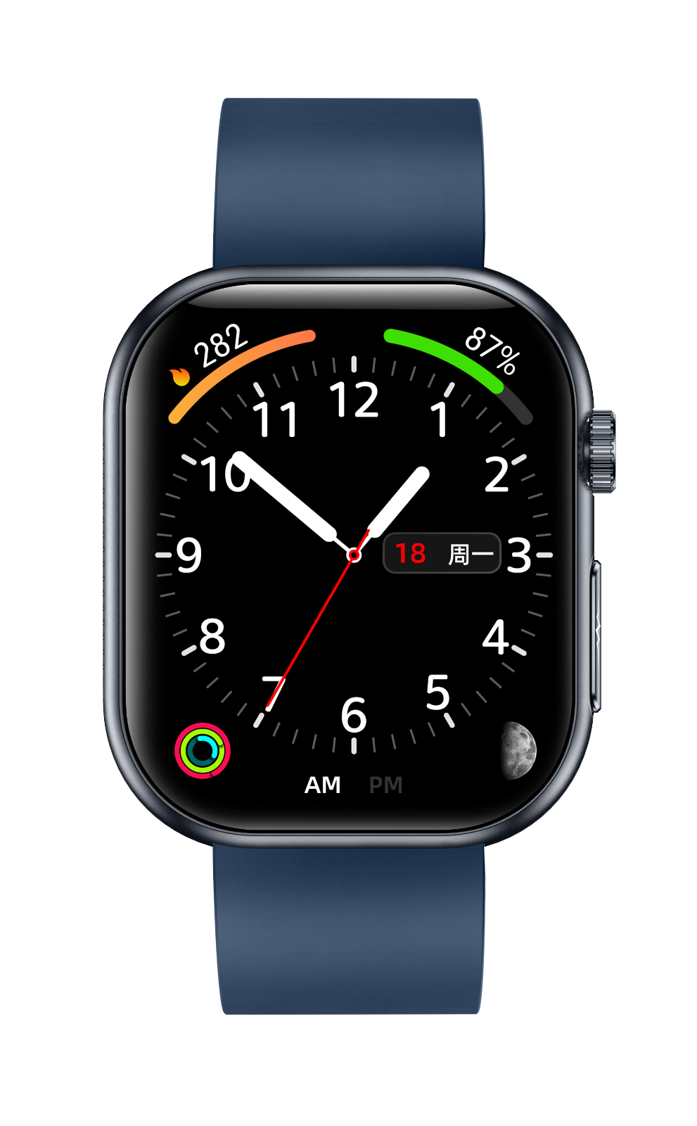 2025 2.06" AMOLED Smartwatch - Rotary Crown, Dual BT Calling, Live Blood-O2, 115 Sports, Metal Body, Marathon Battery